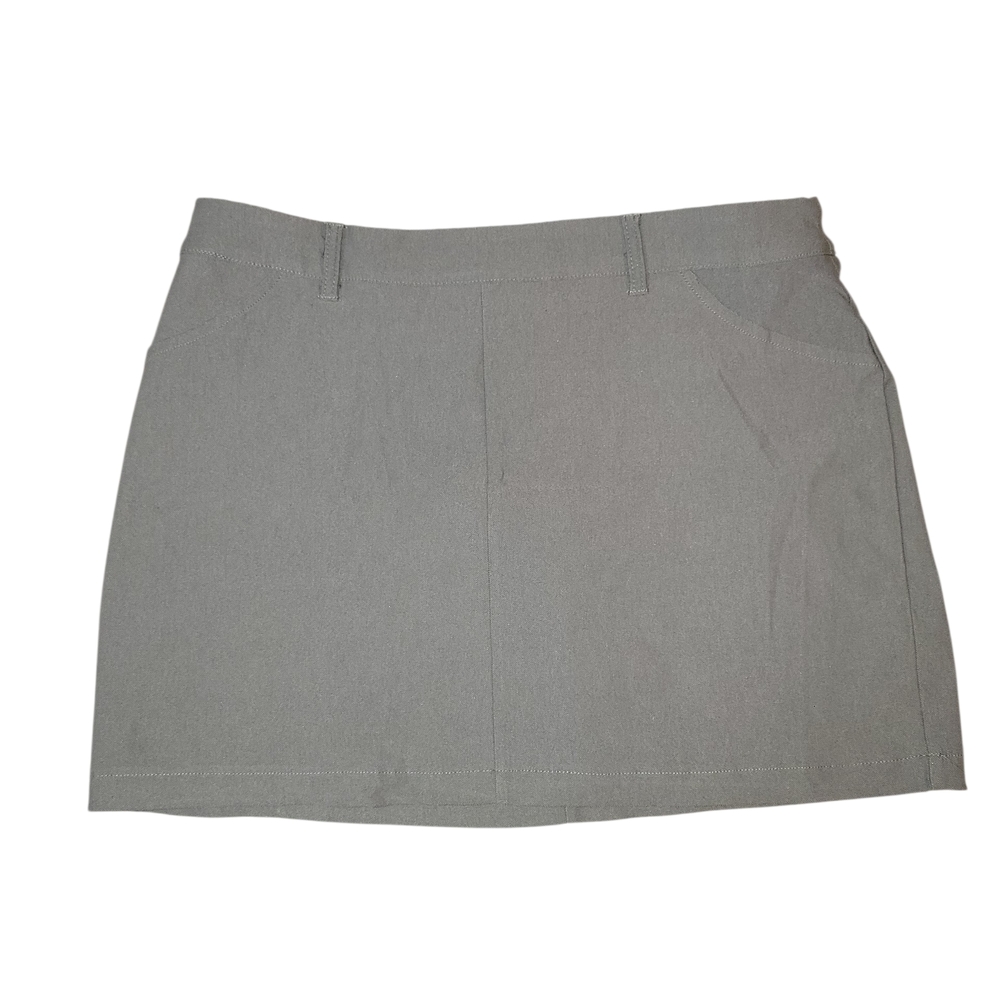 Wild Fable Lace-Trimmed Gray Skirt